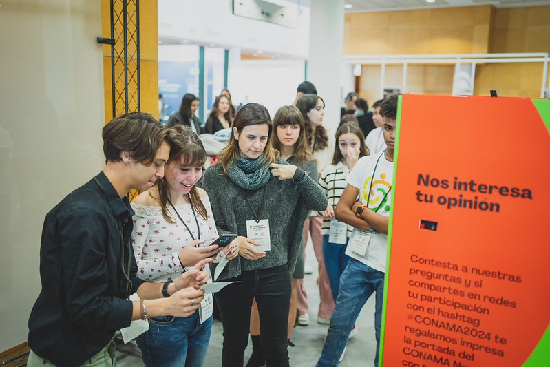 Participación interactiva en el evento.