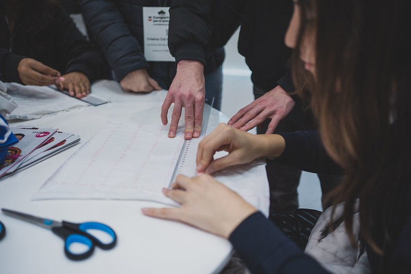 Trabajo en equipo en un taller
